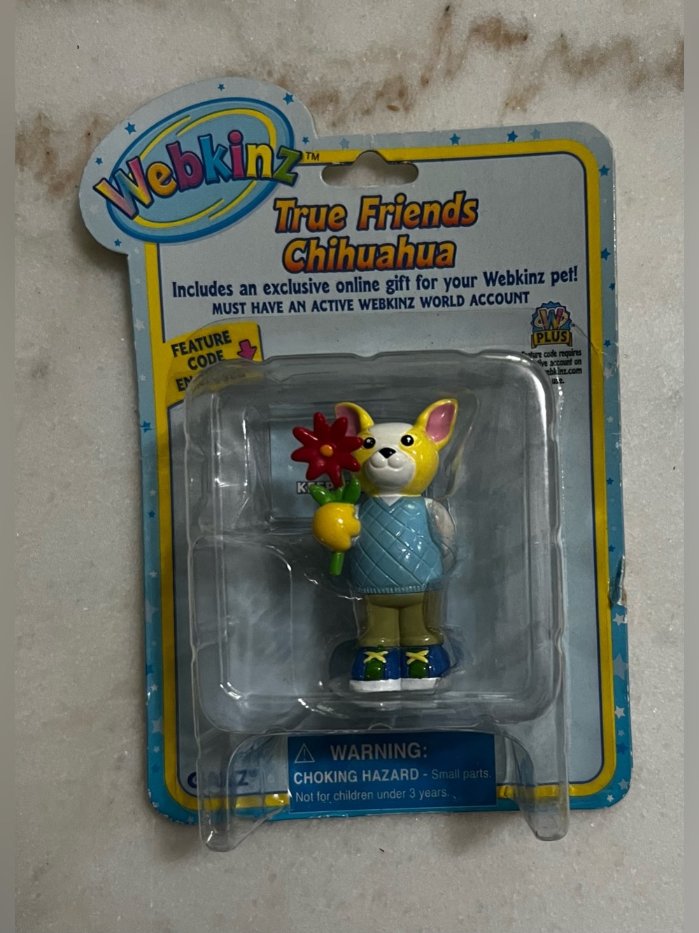 Ganz Webkinz True Friends Chihuahua Dog Flower Sealed With Unused Code NIP New